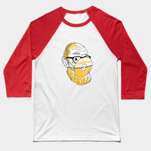 Antivirus disk mask Baseball T-Shirt by Hmus
